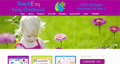 Desktop Screenshot of earlychildhoodteachezy.com